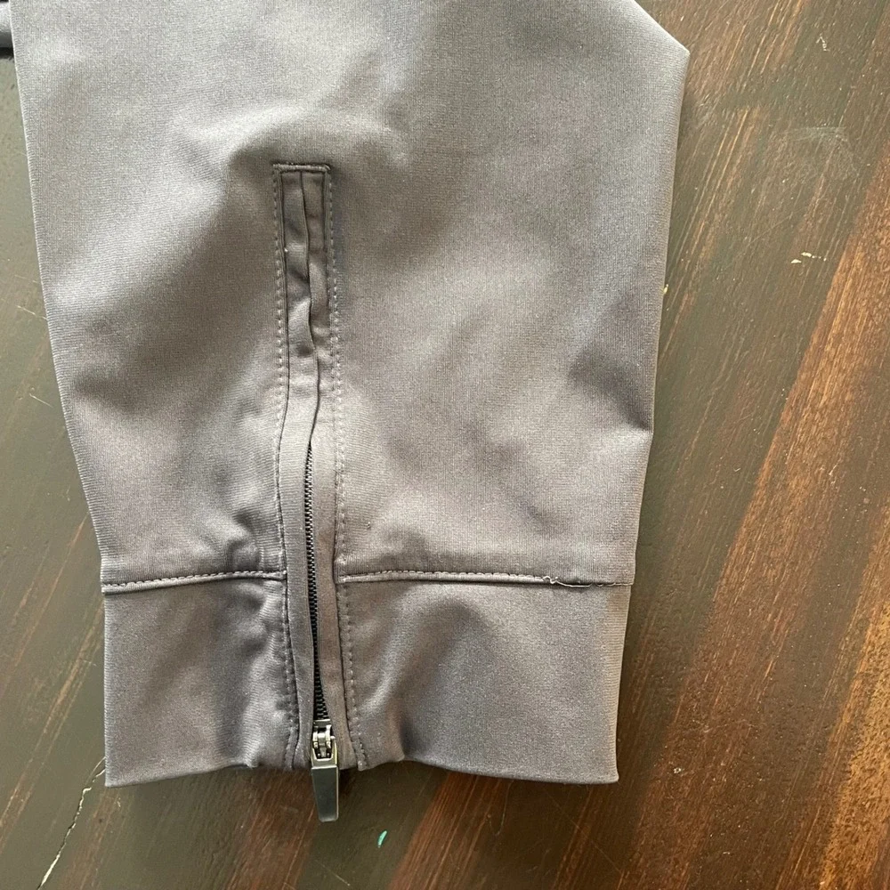 Rhone Commuter Pants‎ Mens Charcoal Gray Slim Fit Zipper Ankle Jogger Style 33